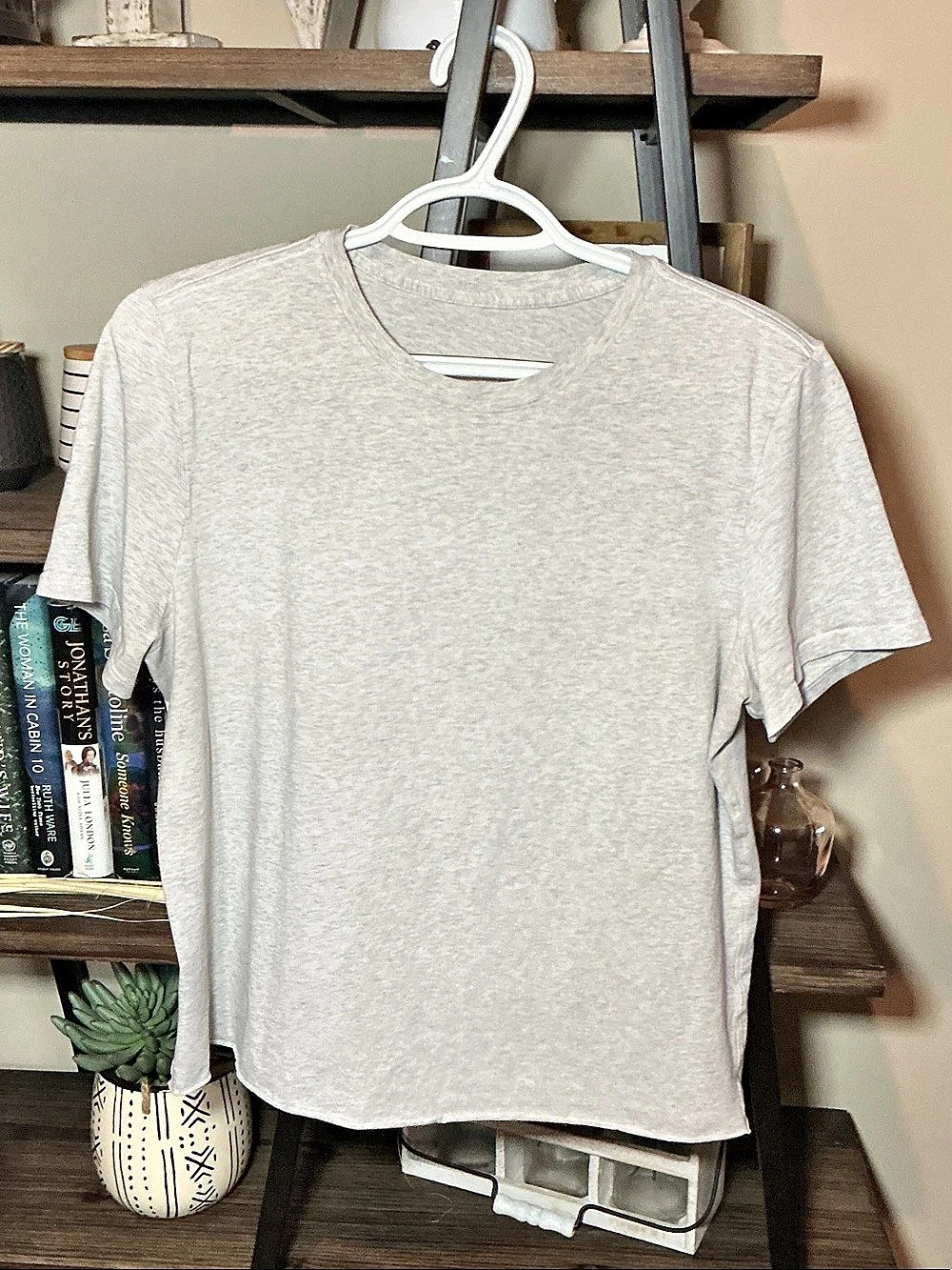 lululemon Tee Gray Short Sleeve Tee